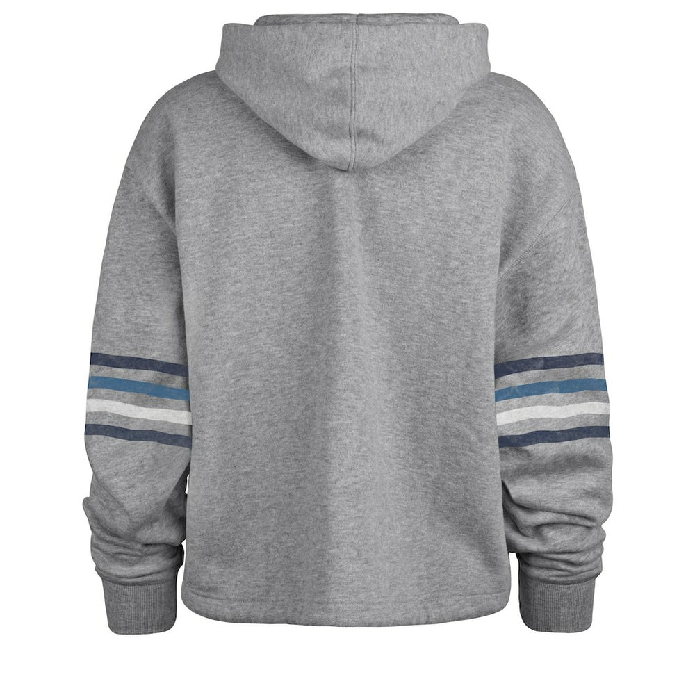 Dallas Cowboys '47 Women's Upland Bennett Pullover Hoodie Heather Gray | 47 brand