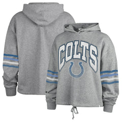 Indianapolis Colts '47 Women's Upland Bennett Pullover Hoodie Heather Gray | 47 brand