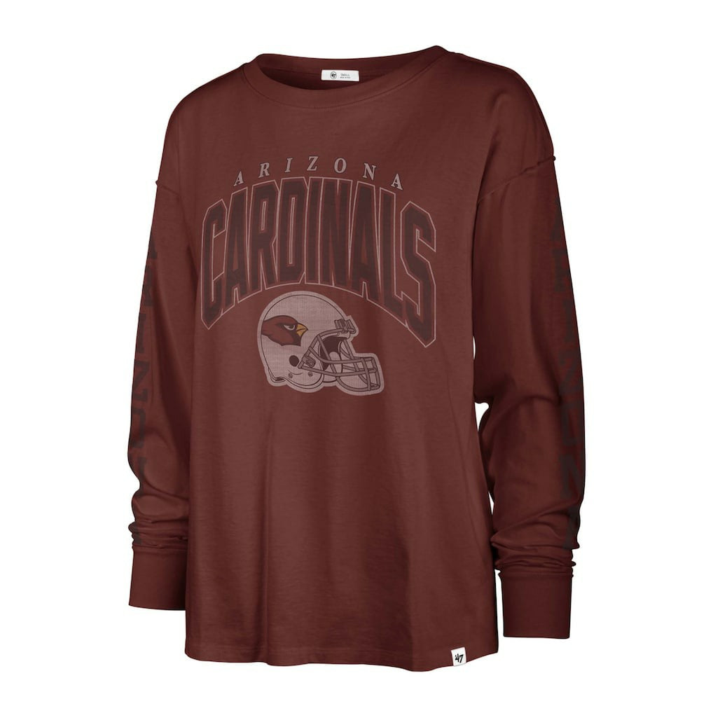 Arizona Cardinals '47 Women's Tom Cat Lightweight Long Sleeve T-Shirt Cardinal | 47 brand