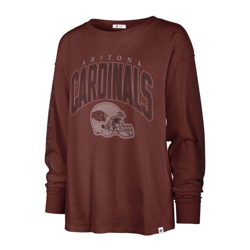 Arizona Cardinals '47 Women's Tom Cat Lightweight Long Sleeve T-Shirt Cardinal | 47 brand