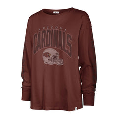 Arizona Cardinals '47 Women's Tom Cat Lightweight Long Sleeve T-Shirt Cardinal | 47 brand