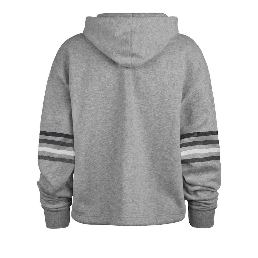 Las Vegas Raiders '47 Women's Upland Bennett Pullover Hoodie Heather Gray | 47 brand