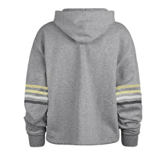 New Orleans Saints '47 Women's Upland Bennett Pullover Hoodie Heather Gray | 47 brand