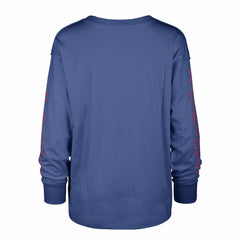 New England Patriots '47 Women's Tom Cat Lightweight Long Sleeve T-Shirt Royal | 47 brand
