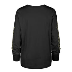 New Orleans Saints '47 Women's Tom Cat Lightweight Long Sleeve T-Shirt Black | 47 brand