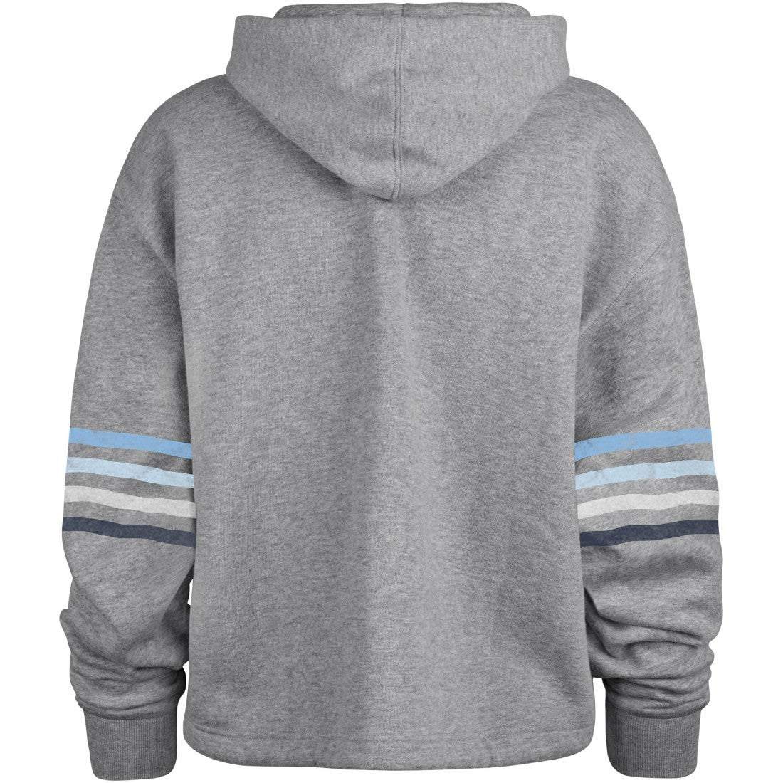 Tennessee Titans '47 Women's Upland Bennett Pullover Hoodie Heather Gray | 47 brand