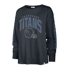Tennessee Titans '47 Women's Tom Cat Lightweight Long Sleeve T-Shirt Navy | 47 brand