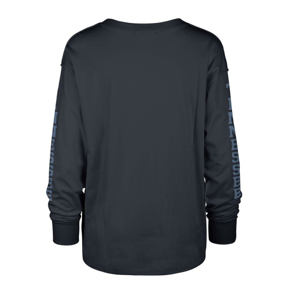 Tennessee Titans '47 Women's Tom Cat Lightweight Long Sleeve T-Shirt Navy | 47 brand