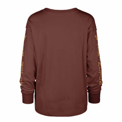 Washington Commanders '47 Women's Tom Cat Lightweight Long Sleeve T-Shirt Burgundy | 47 brand