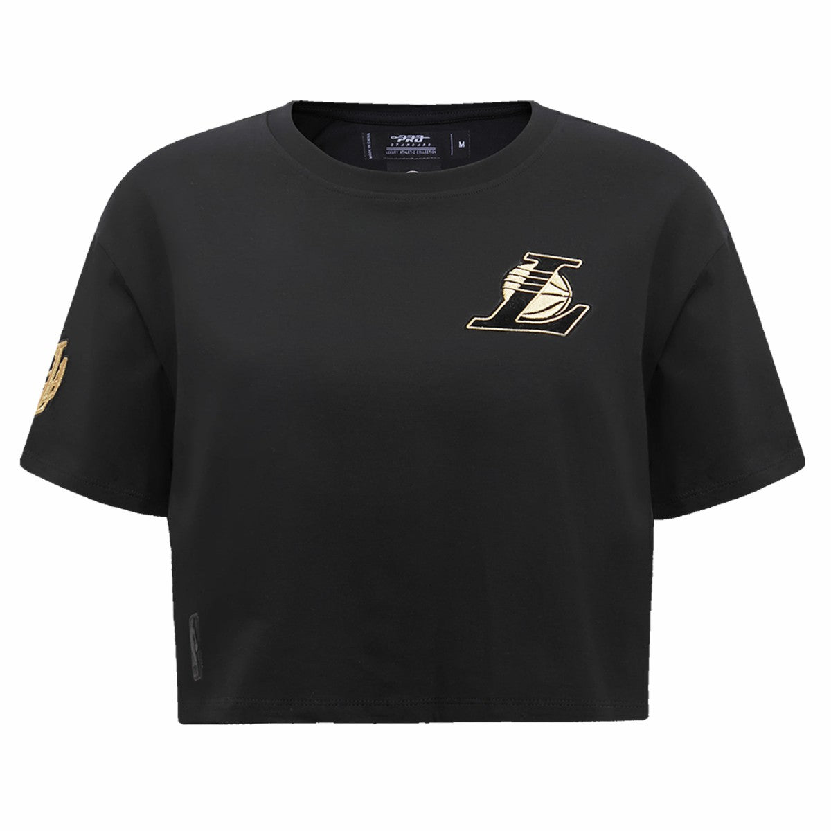 Los Angeles Lakers Pro Standard Women's Holiday Glam Boxy T-Shirt Black - NBA