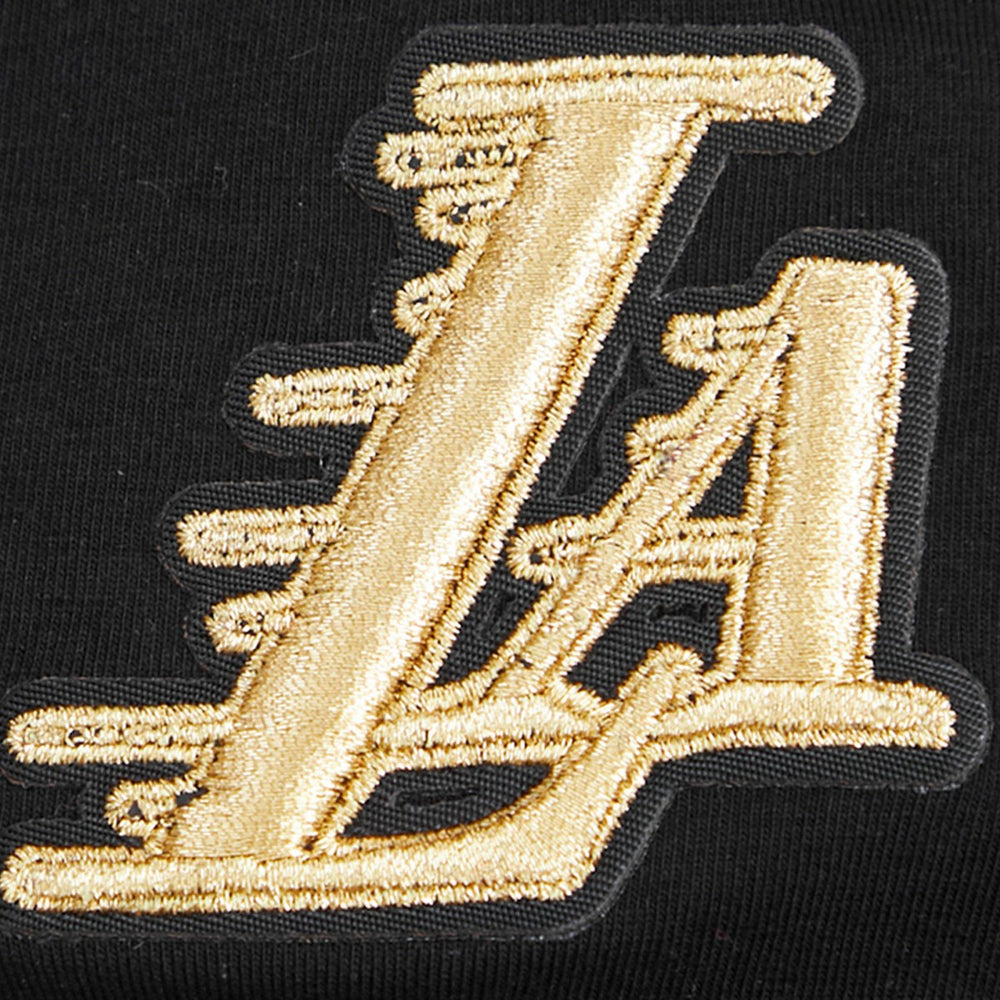 Los Angeles Lakers Pro Standard Women's Holiday Glam Boxy T-Shirt Black - NBA