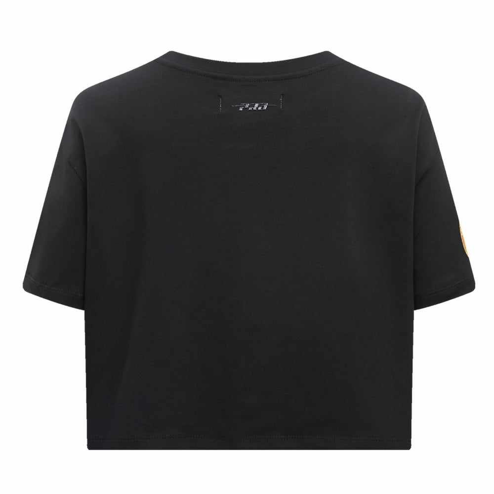 Milwaukee Bucks Pro Standard Women's Holiday Glam Boxy T-Shirt Black - NBA