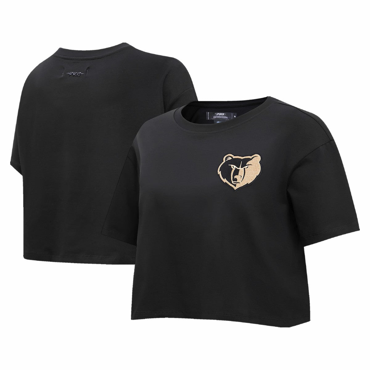 Memphis Grizzlies Pro Standard Women's Holiday Glam Boxy T-Shirt Black - NBA