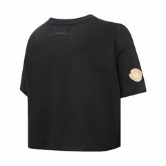 Memphis Grizzlies Pro Standard Women's Holiday Glam Boxy T-Shirt Black - NBA