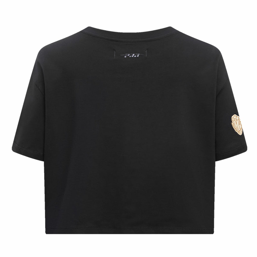 Memphis Grizzlies Pro Standard Women's Holiday Glam Boxy T-Shirt Black - NBA
