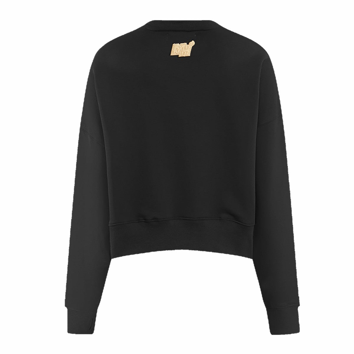 Miami Heat Pro Standard Women's Glam Cropped Pullover Sweatshirt - Black - NBA