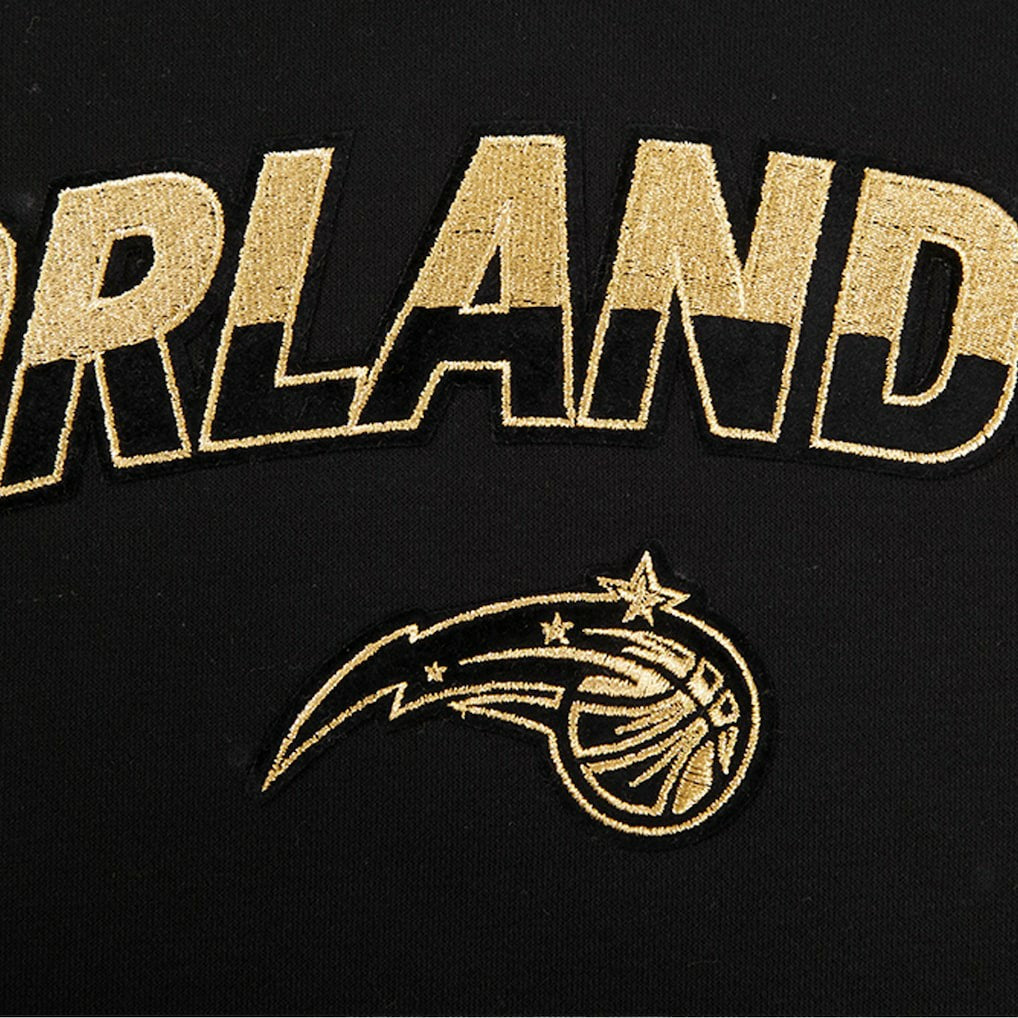 Orlando Magic Pro Standard Women's Glam Cropped Pullover Sweatshirt - Black - NBA