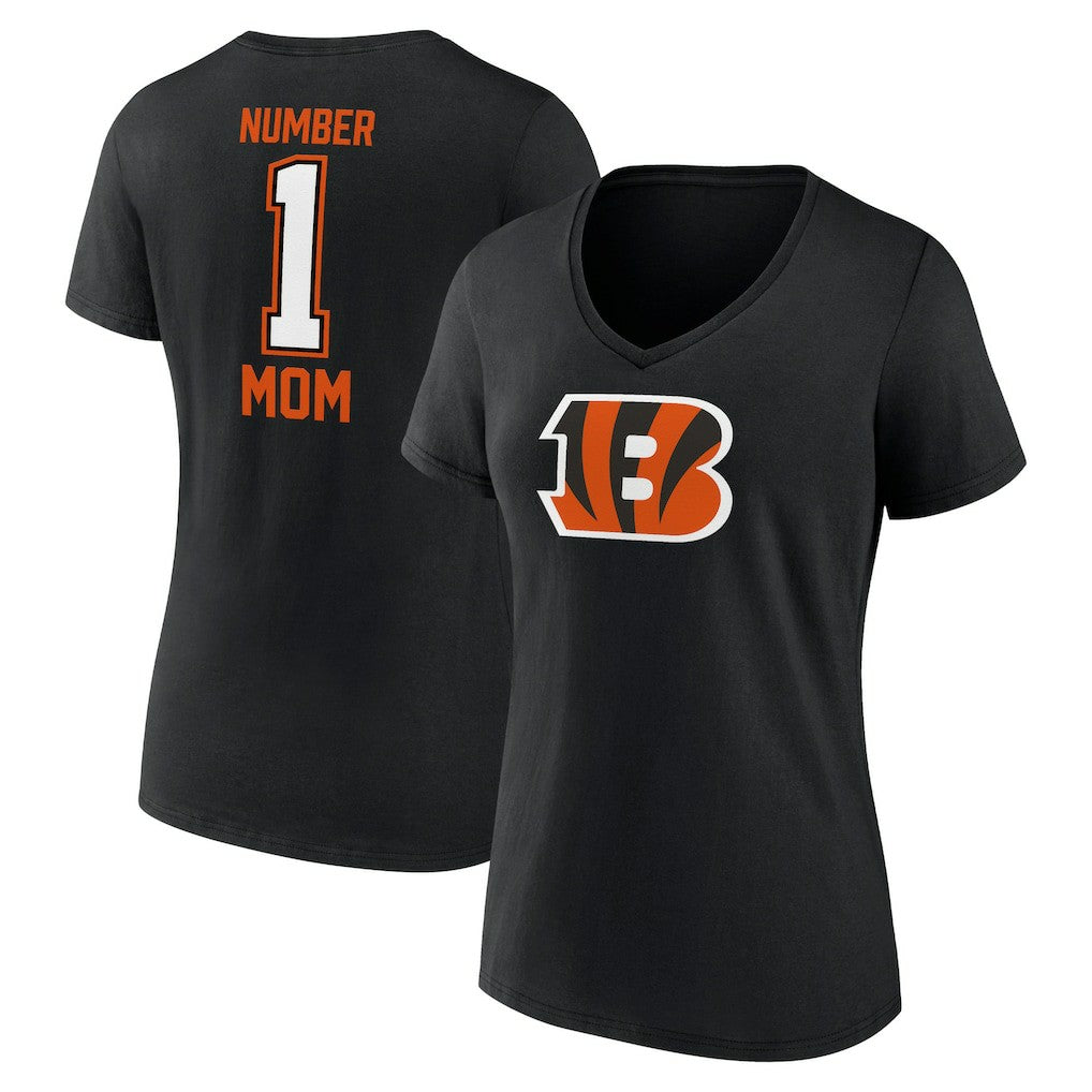Cincinnati Bengals Women's Mother's Day V-Neck T-Shirt Black | Fanatics