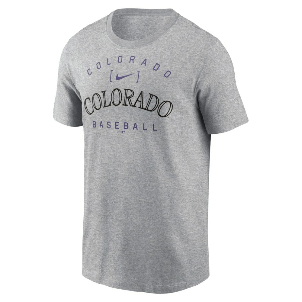 Colorado Rockies Nike Home Team Athletic Arch T-Shirt - MLB