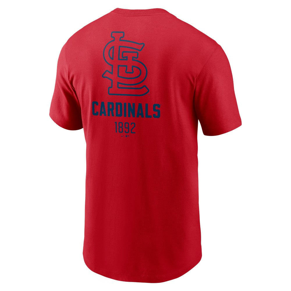 St. Louis Cardinals Nike Large Logo Back Stack T-Shirt - MLB