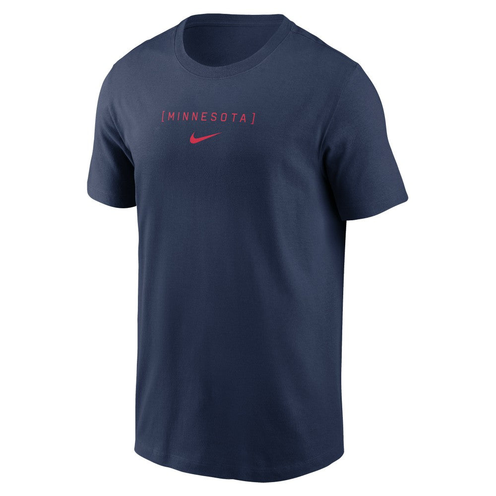 Minnesota Twins Nike Large Logo Back Stack T-Shirt - MLB