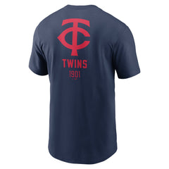 Minnesota Twins Nike Large Logo Back Stack T-Shirt - MLB