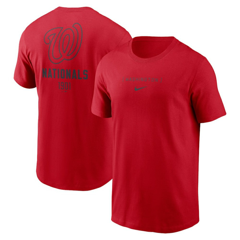Washington Nationals Nike Large Logo Back Stack T-Shirt - MLB