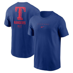 Texas Rangers Nike Large Logo Back Stack T-Shirt - MLB