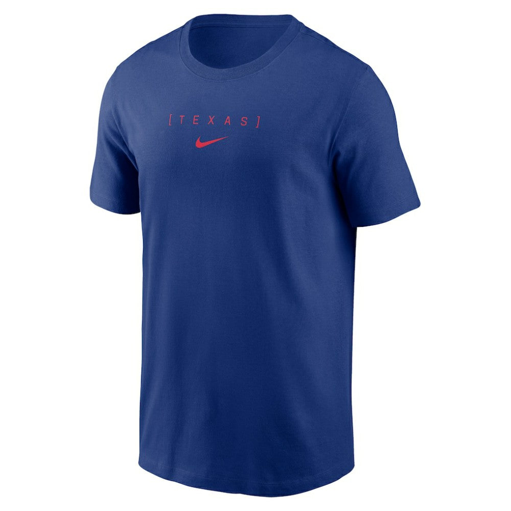 Texas Rangers Nike Large Logo Back Stack T-Shirt - MLB