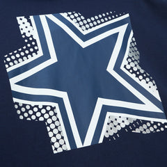 Dallas Cowboys Women's Gridiron Classics Big Face 7.0 Pullover Hoodie Navy | Mitchell & Ness