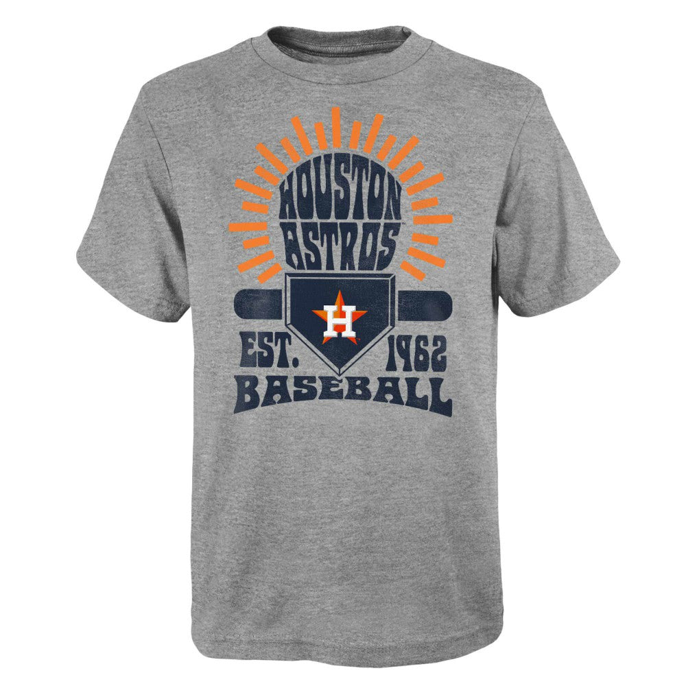 Houston Astros Youth Sun Burst T-Shirt - MLB