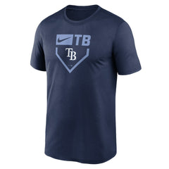 Tampa Bay Rays Nike Home Plate Icon Legend Performance T-Shirt - MLB