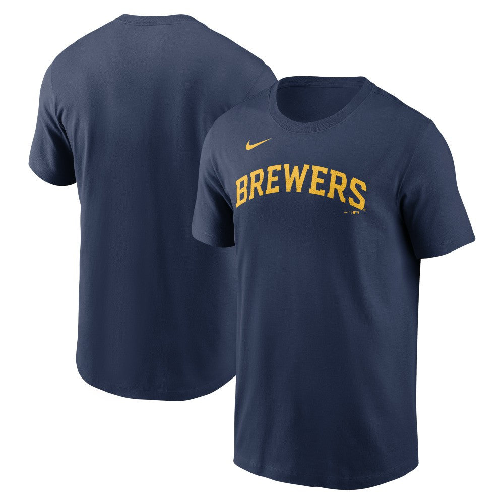 Milwaukee Brewers Nike Fuse Wordmark T-Shirt - MLB