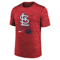 St. Louis Cardinals Nike Large Logo Velocity T-Shirt - MLB