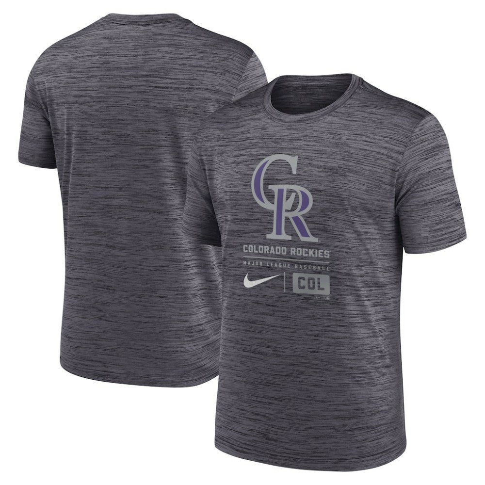 Colorado Rockies Nike Large Logo Velocity T-Shirt - MLB