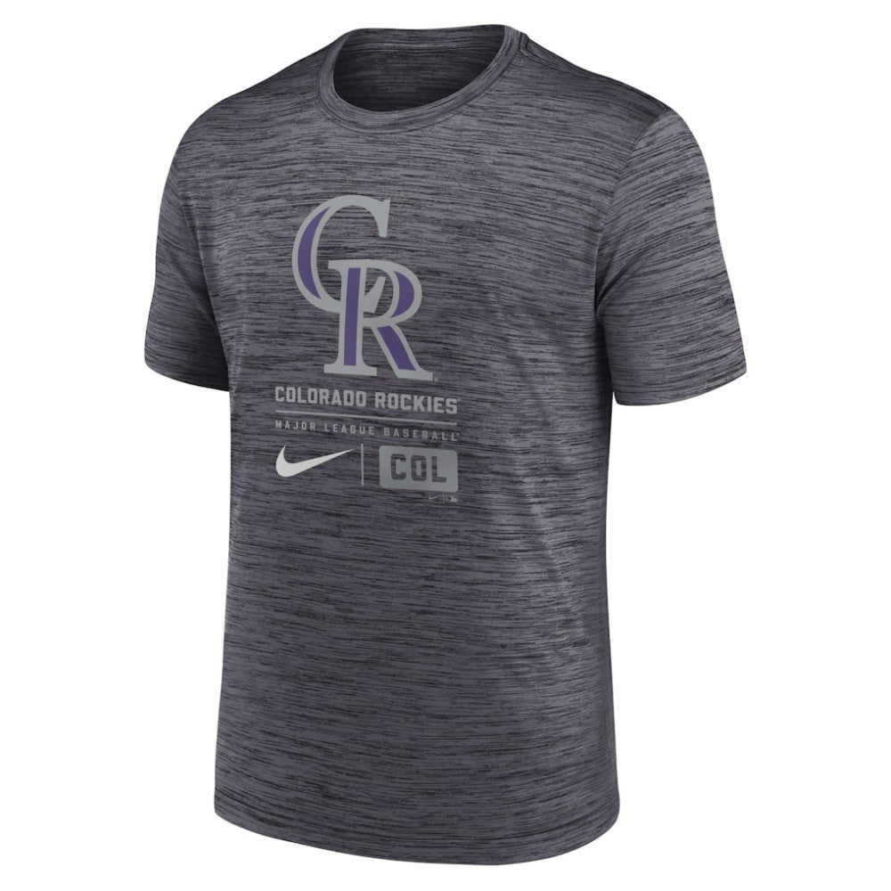 Colorado Rockies Nike Large Logo Velocity T-Shirt - MLB
