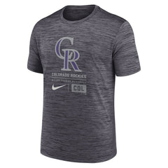 Colorado Rockies Nike Large Logo Velocity T-Shirt - MLB