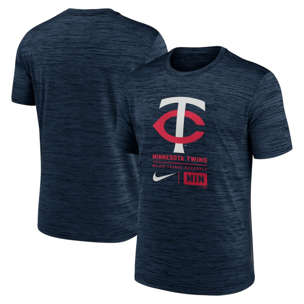 Minnesota Twins Nike Large Logo Velocity T-Shirt - MLB