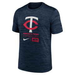 Minnesota Twins Nike Large Logo Velocity T-Shirt - MLB