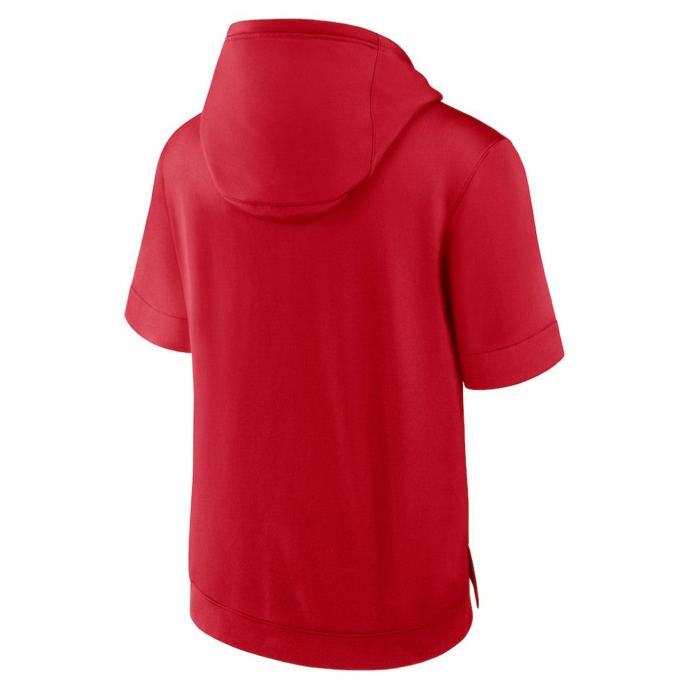 Los Angeles Angels Nike Tri Code Lockup Short Sleeve Pullover Hoodie - MLB