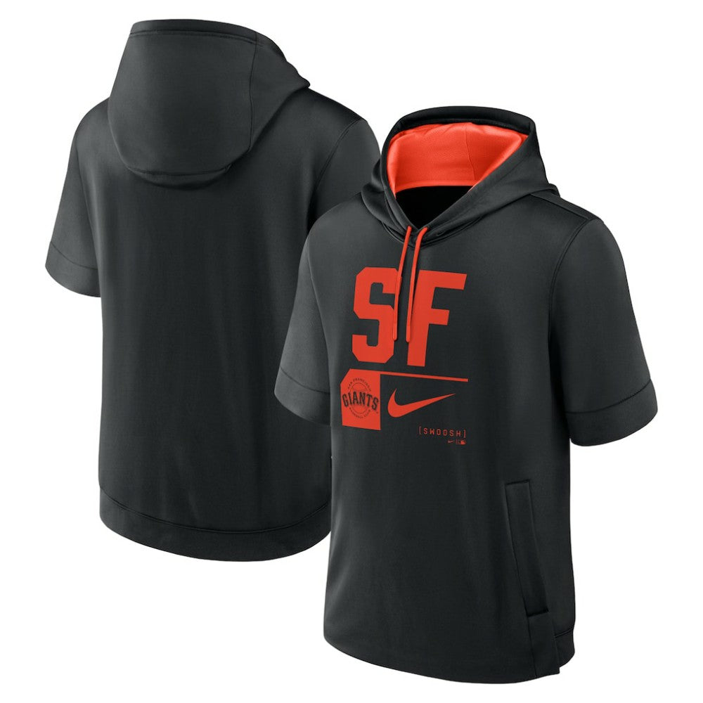 San Francisco Giants Nike Tri Code Lockup Short Sleeve Pullover Hoodie - MLB
