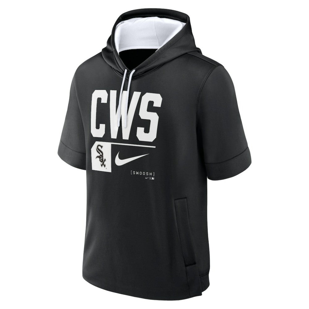 Chicago White Sox Nike Tri Code Lockup Short Sleeve Pullover Hoodie - MLB