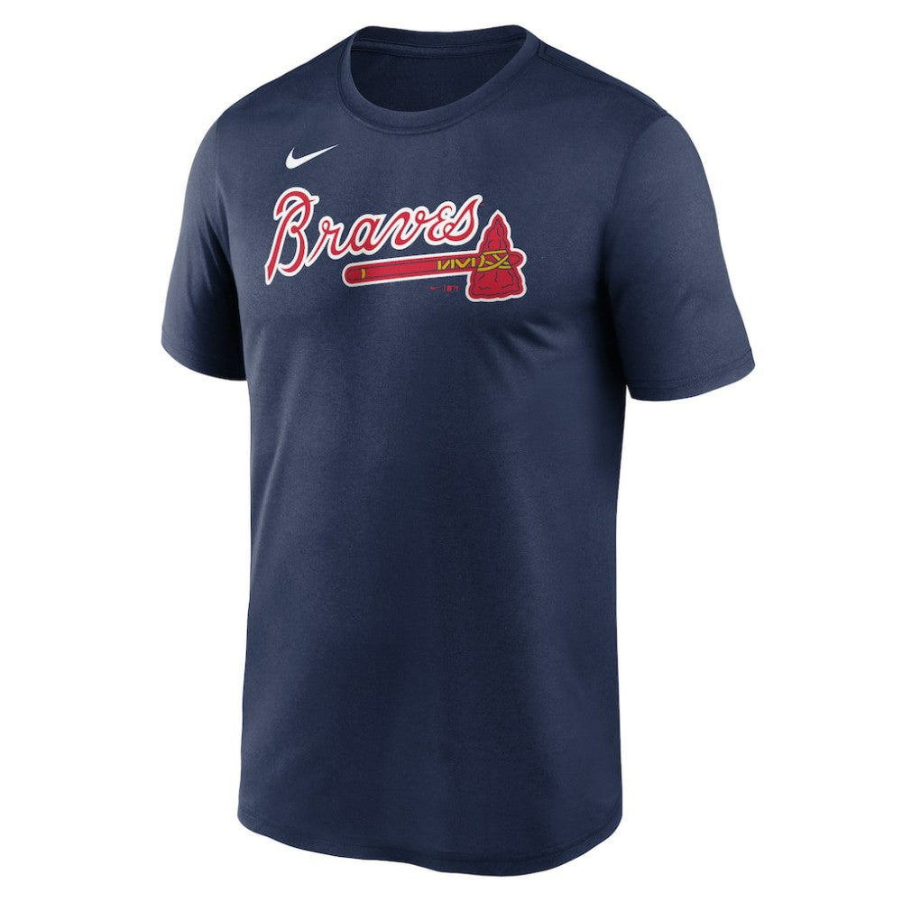 Atlanta Braves Nike Legend Fuse Wordmark T-Shirt  - MLB