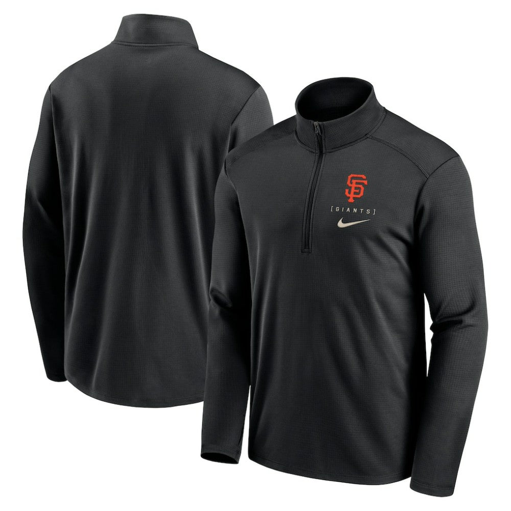 San Francisco Giants Nike Franchise Logo Pacer Performance Half-Zip Top - MLB