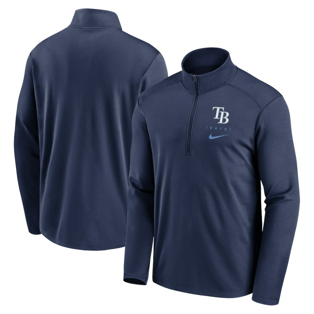 Tampa Bay Rays Nike Franchise Logo Pacer Performance Half-Zip Top - MLB