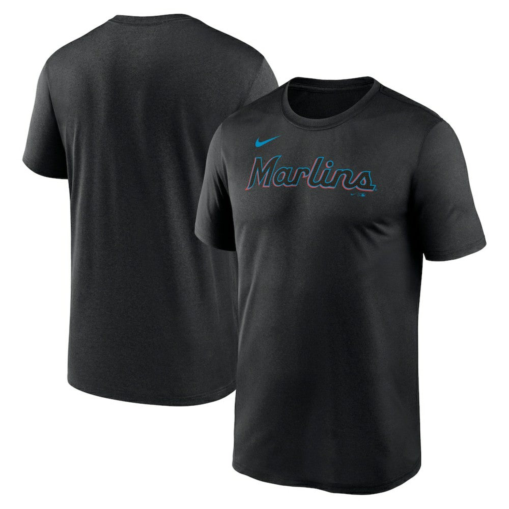 Miami Marlins Nike Legend Fuse Wordmark T-Shirt  - MLB