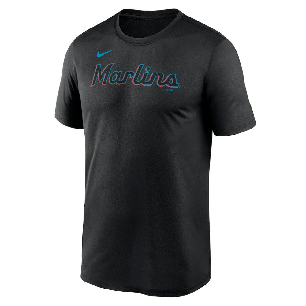 Miami Marlins Nike Legend Fuse Wordmark T-Shirt  - MLB