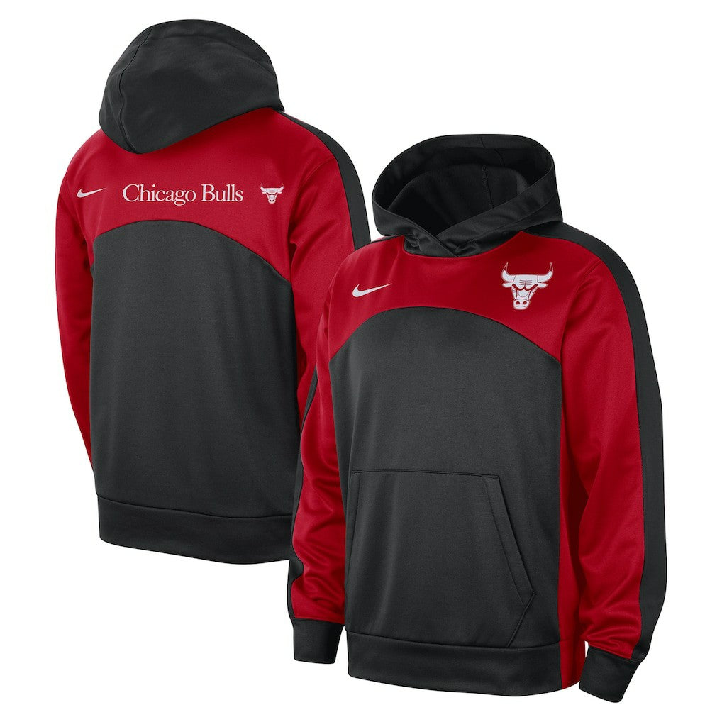 Chicago Bulls Authentic Starting Five Force Performance Pullover Hoodie Black/Red - NBA