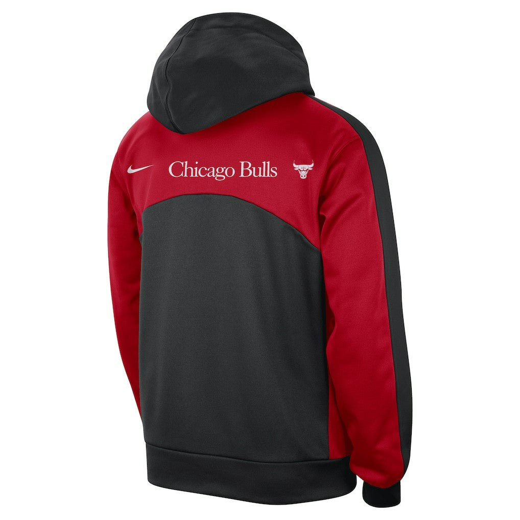 Chicago Bulls Authentic Starting Five Force Performance Pullover Hoodie Black/Red - NBA