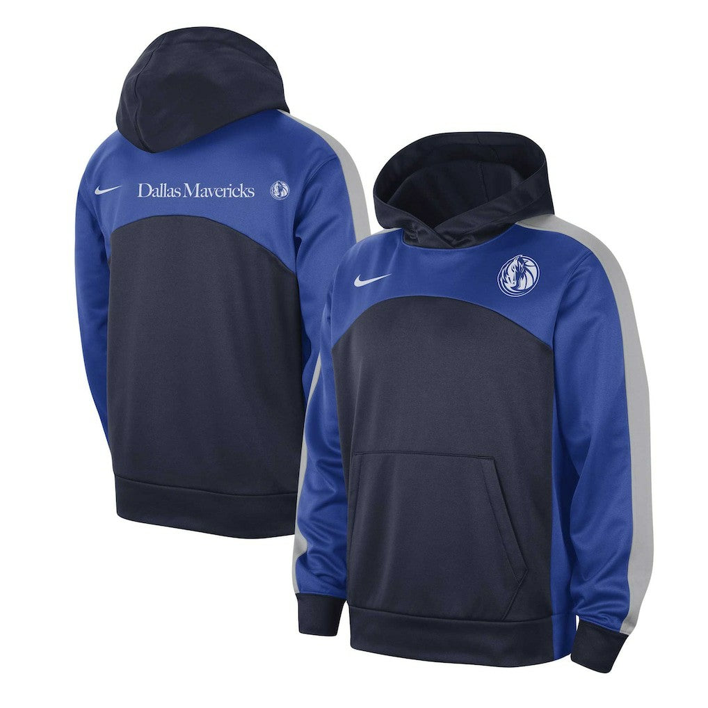 Dallas Mavericks Authentic Starting Five Force Performance Pullover Hoodie Navy/Blue - NBA
